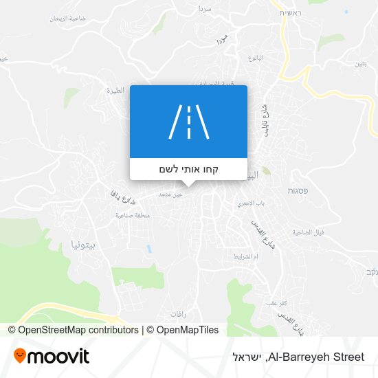 מפת Al-Barreyeh Street