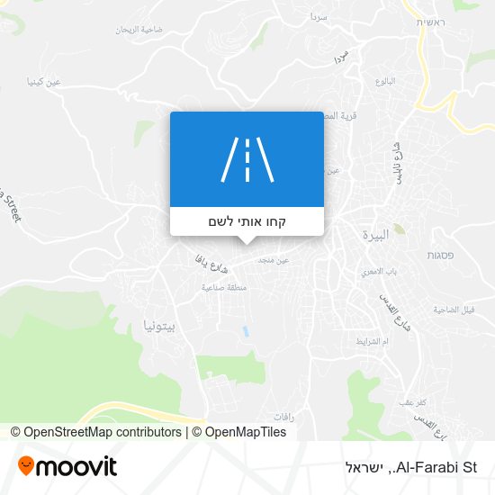 מפת Al-Farabi St.
