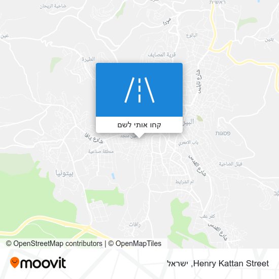 מפת Henry Kattan Street