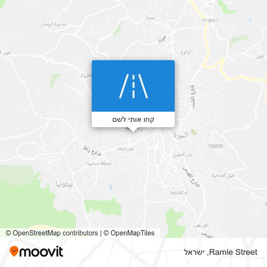 מפת Ramle Street