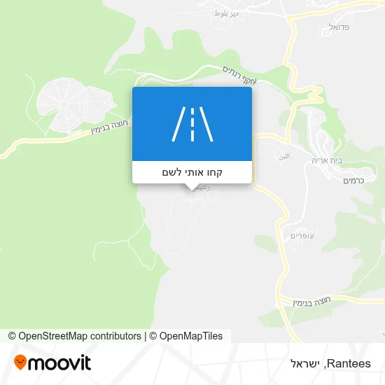 מפת Rantees