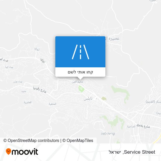 מפת Service Street