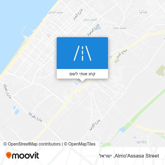מפת Almo'Assasa Street