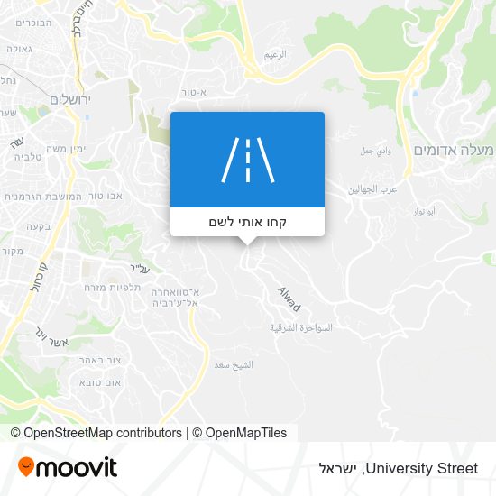 מפת University Street
