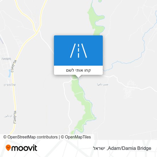 מפת Adam/Damia Bridge