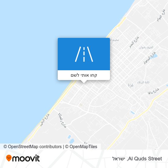 מפת Al Quds Street