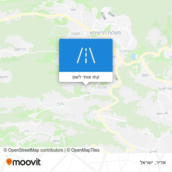 מפת אדיר