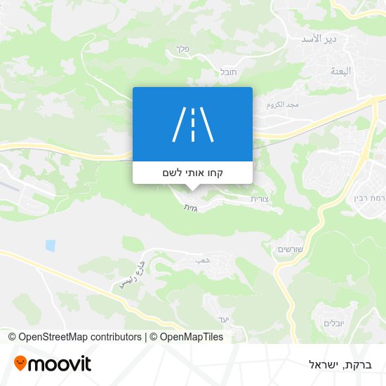 מפת ברקת