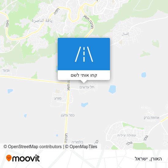 מפת האורן