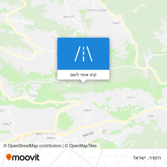 מפת הזמיר