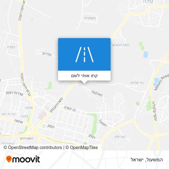 מפת המשעול