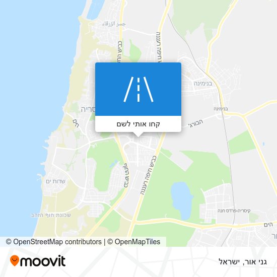 מפת גני אור