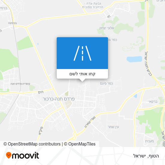 מפת הטוף