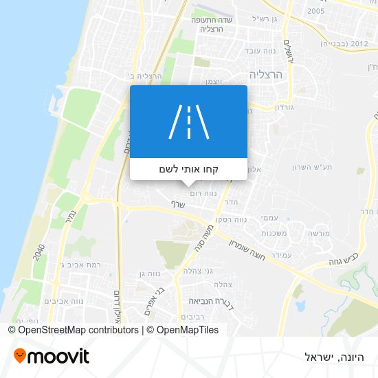 מפת היונה