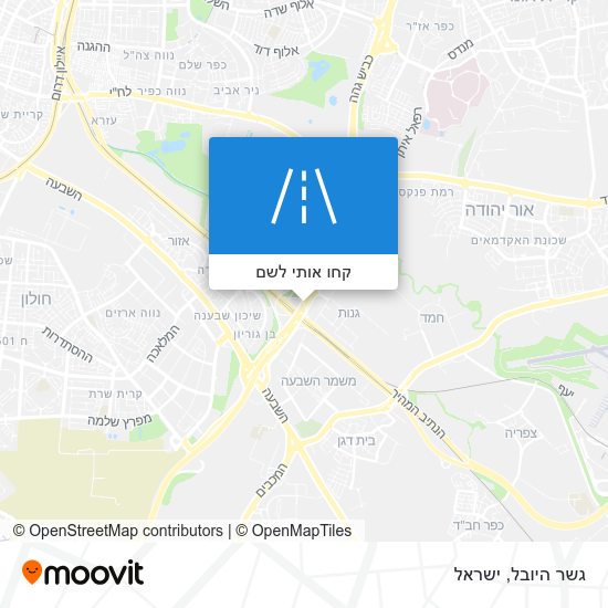 מפת גשר היובל