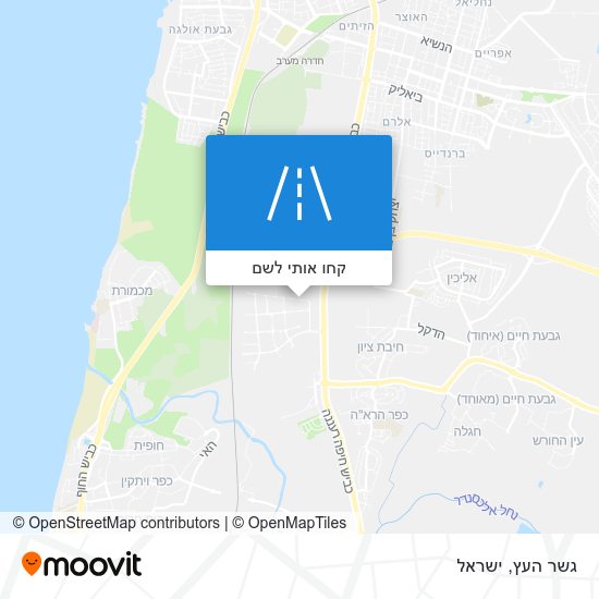 מפת גשר העץ
