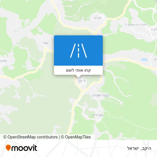 מפת היקב