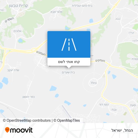 מפת הנחל