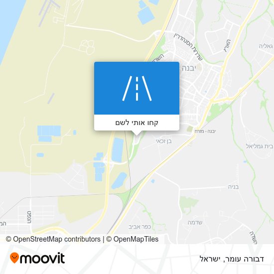 מפת דבורה עומר