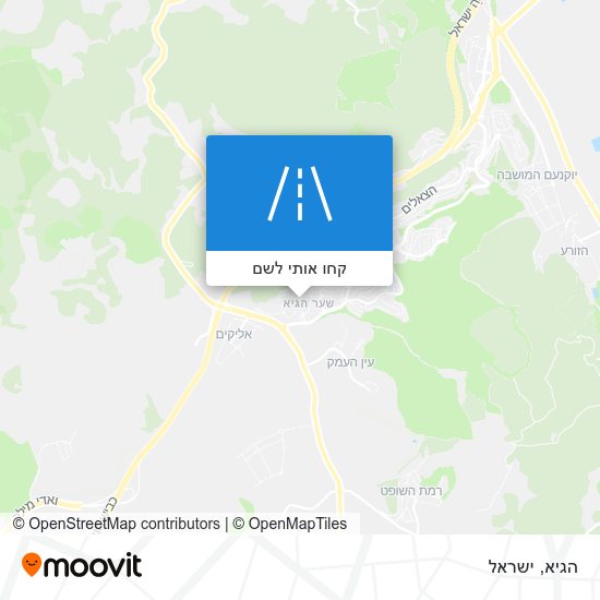 מפת הגיא