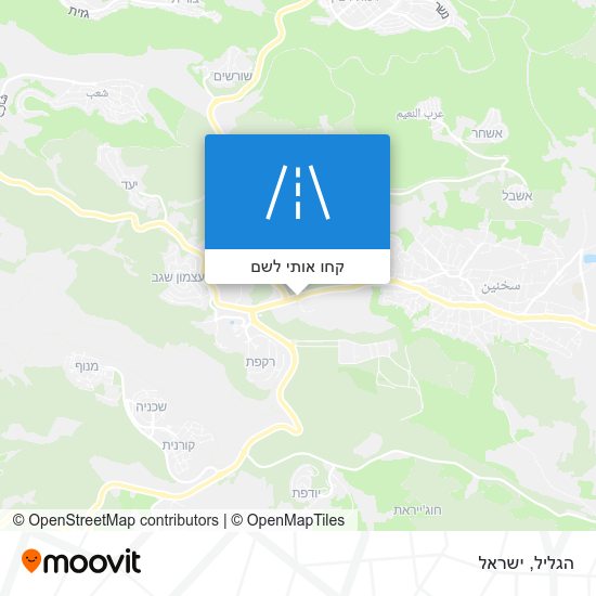 מפת הגליל