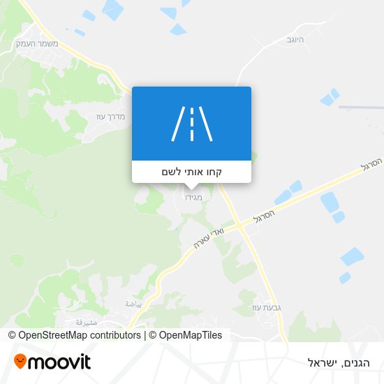 מפת הגנים