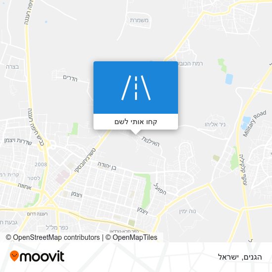 מפת הגנים