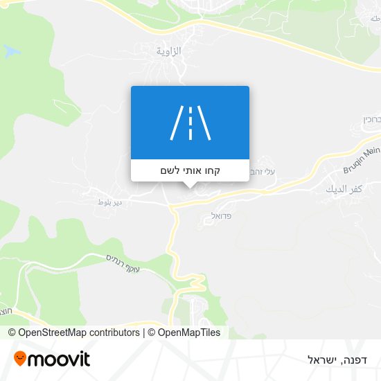 מפת דפנה