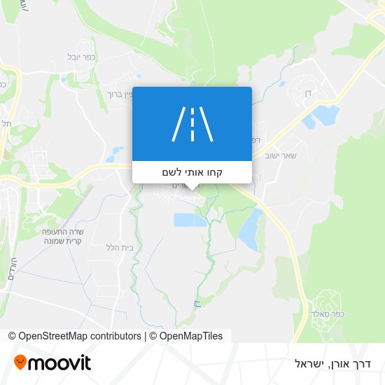מפת דרך אורן
