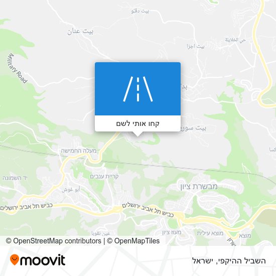 מפת השביל ההיקפי