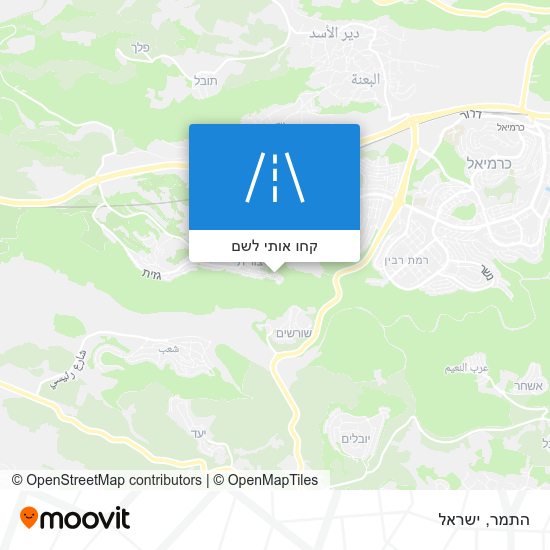 מפת התמר