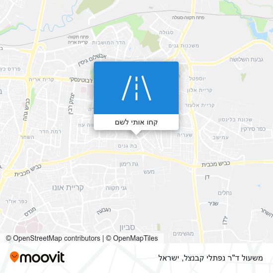 מפת משעול ד"ר נפתלי קבנצל