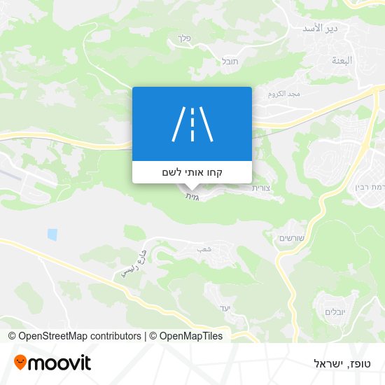 מפת טופז