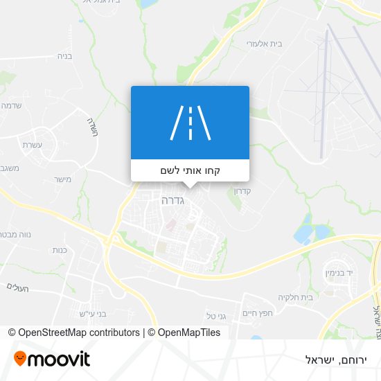 מפת ירוחם