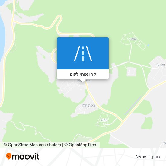 מפת מורן