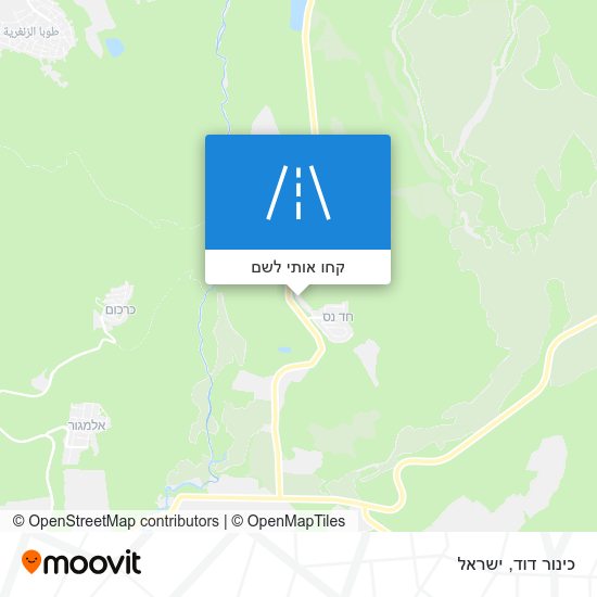 מפת כינור דוד
