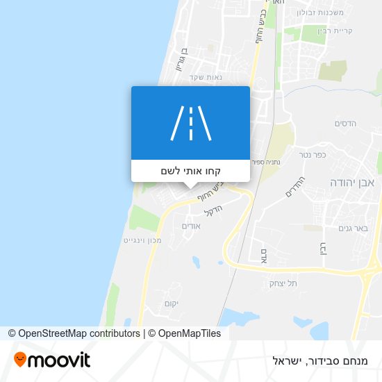 מפת מנחם סבידור