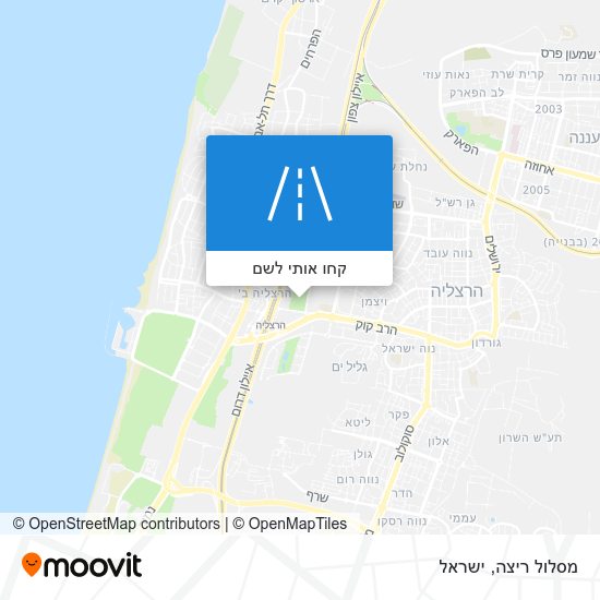 מפת מסלול ריצה