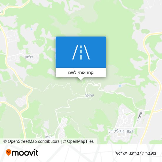 מפת מעבר לגברים