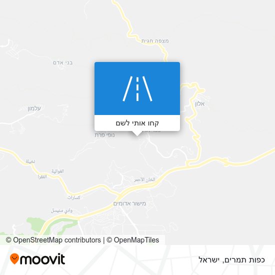 מפת כפות תמרים
