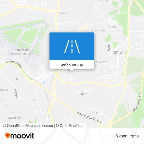 מפת כרמל