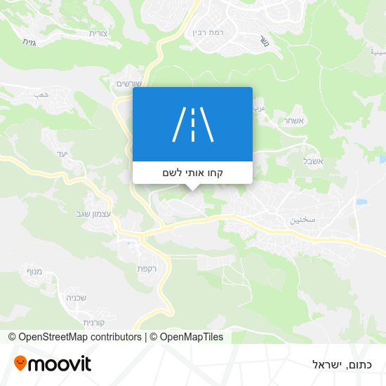 מפת כתום