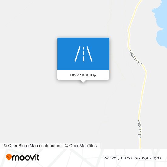 מפת מעלה עשהאל הצפוני