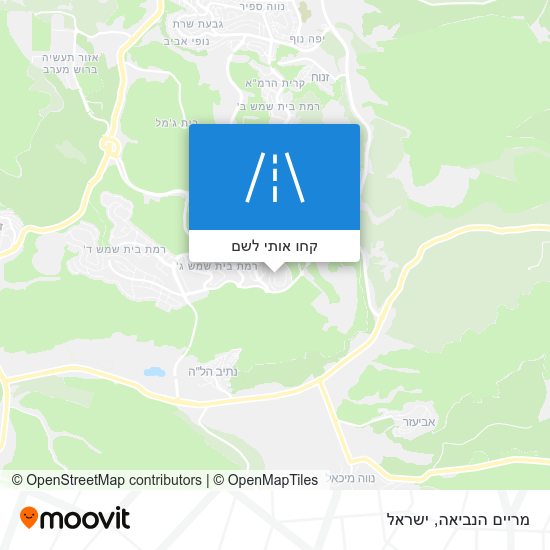 מפת מריים הנביאה