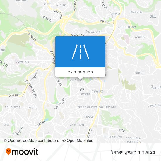 מפת מבוא דוד רזניק
