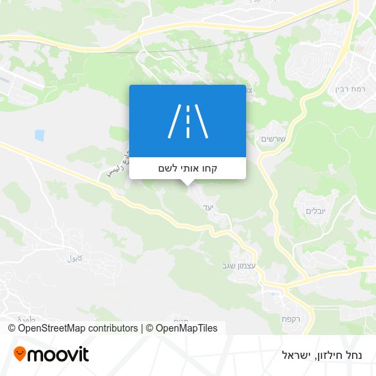 מפת נחל חילזון