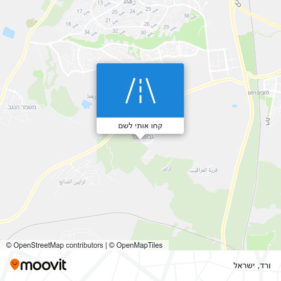 מפת ורד