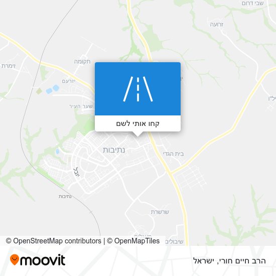 מפת הרב חיים חורי