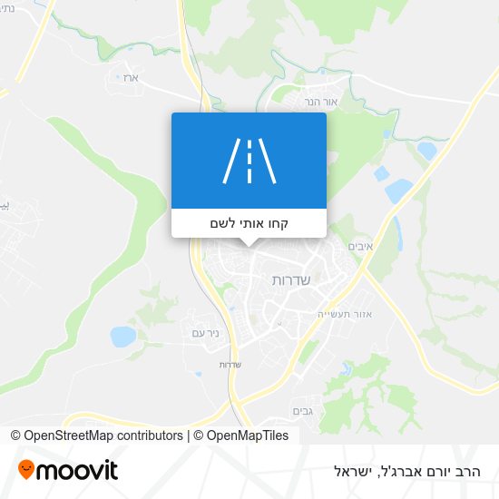 מפת הרב יורם אברג'ל