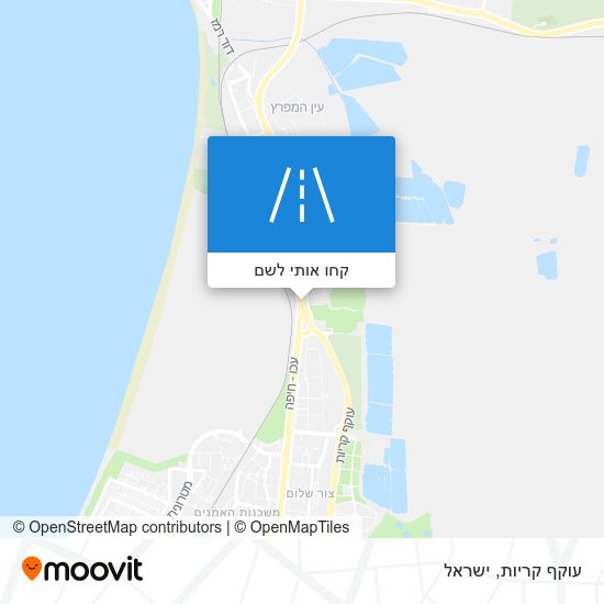 מפת עוקף קריות